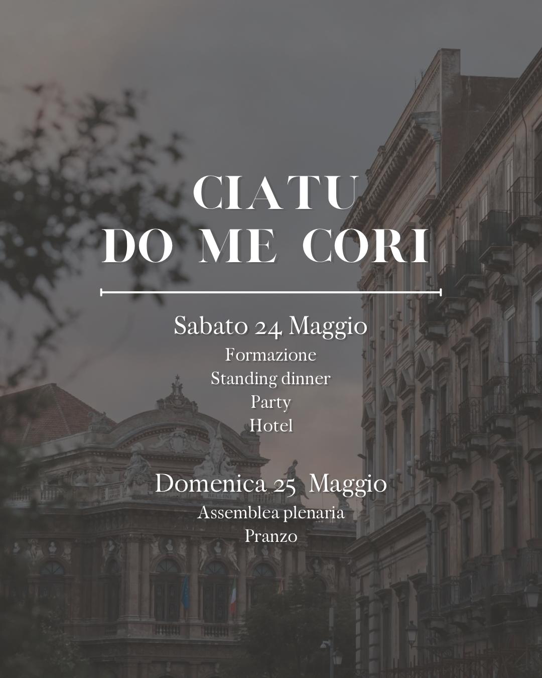 1. Ciatu do me cori